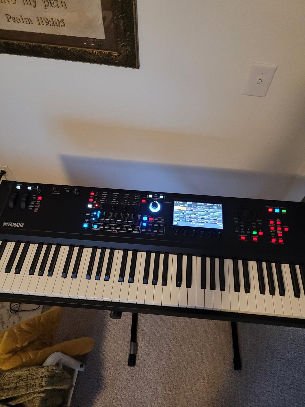 Yamaha 88-Key Music Synthesizer MODX M8, Graded Hammer Action, Performance Focused for Next Generation Sound Exploration customer photo 1