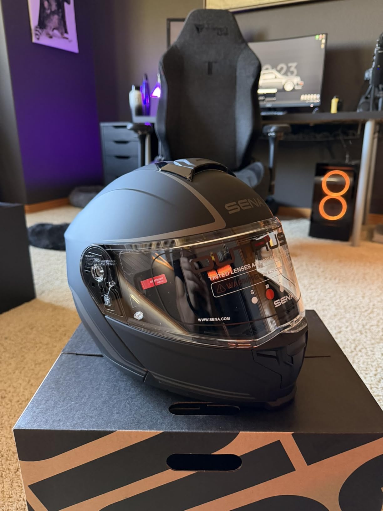 Sena OUTRUSH 2 Modular Smart Motorcycle Helmet with Bluetooth Connectivity and Mesh Intercom Communication customer photo 1
