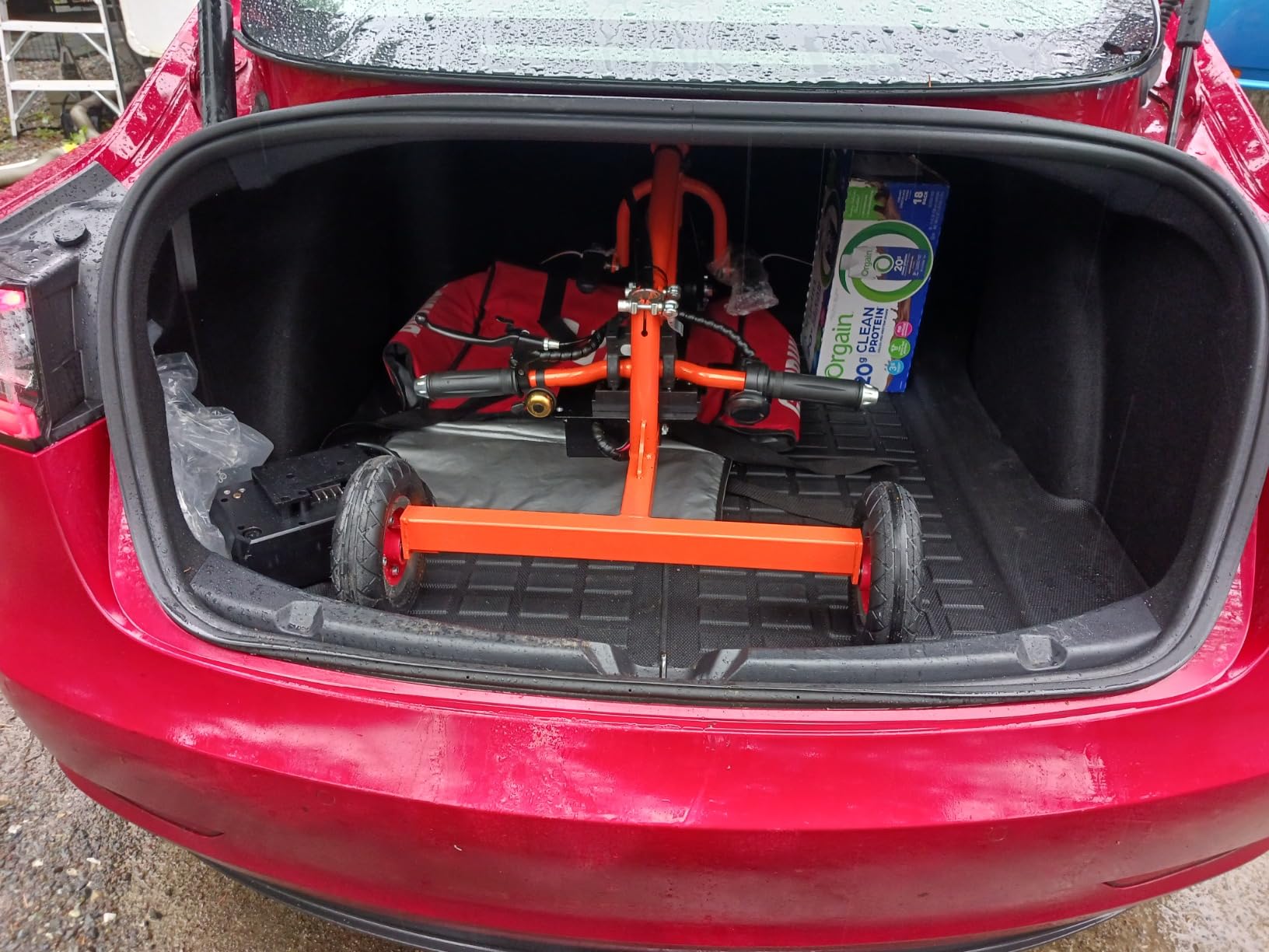 VEVOR Heavy Duty 4-Wheel Mobility Scooter, Powerful 1000W Brushless Motor, 500 lbs Capacity, 21.5 Miles Long Range, All Terrain Mobility Scooter with Lockable Trunk for Seniors & Adults customer photo 2