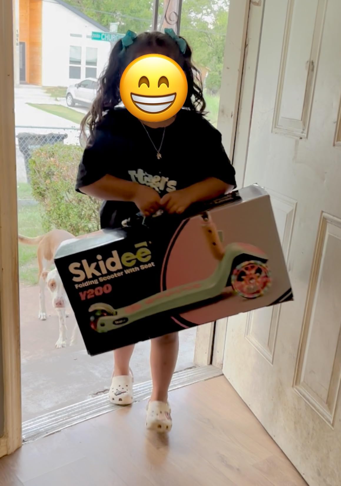 SKIDEE Kick Scooter for Kids Ages 3-5 | Foldable 3 Wheel Scooter with Lean-to-Steer, Adjustable Height, Removable Seat & LED Light Wheels | Toddler Scooter Up to 12 Year Old Boys/Girls customer photo 1