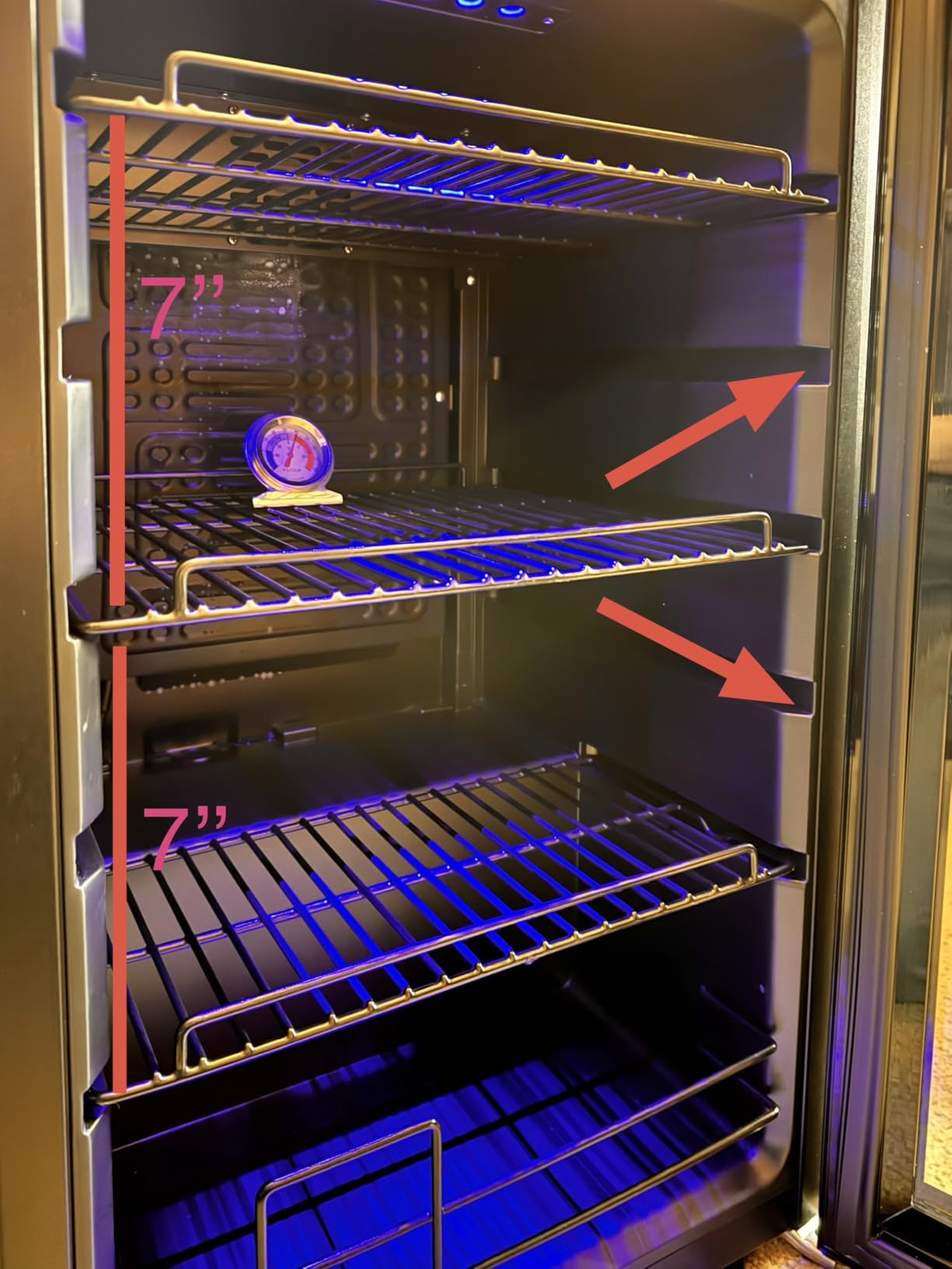BODEGACOOLER Commercial Freezer Upright, 2 Door Standing Display Freezer With Glass Door, 36 Cu.Ft Large Capacity, -15℉-5℉ Temperature Range, Auto Defrost, For Ice Cream, Frozen Foods customer photo 2