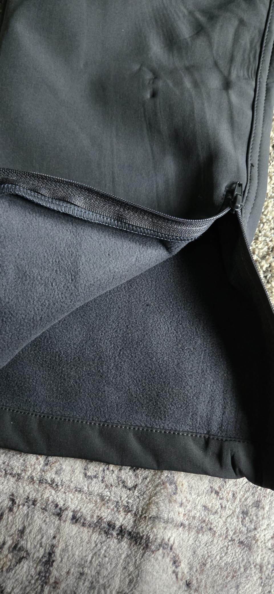 Snow Ski Softshell Waterproof Snowboard Winter Hiking Cargo Pants Outdoor Fleece Lined Zipper Bottom Leg customer photo 2