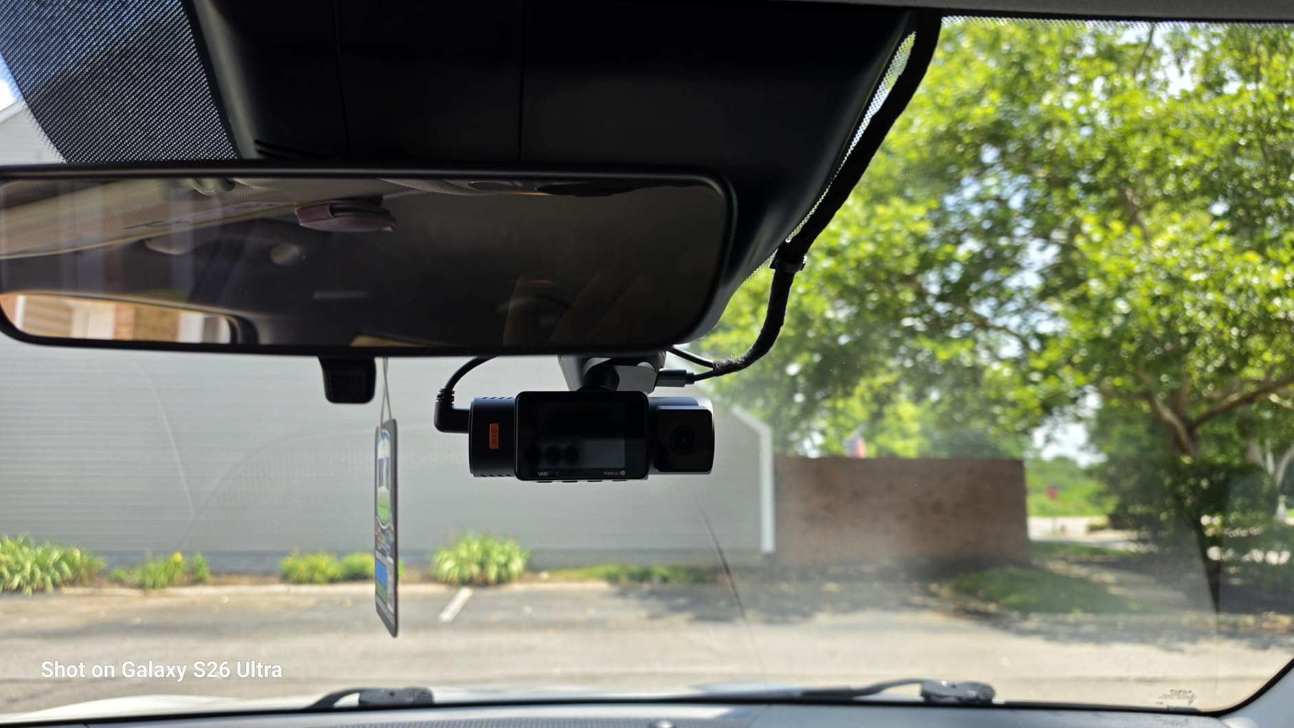 Vantrue New N4S 3 Channel Dash Cam, STARVIS 2 Night Vision, Front Rear Inside Dashcam for Cars, Front and Rear Dual Channel, PlatePix Tech, Parking Mode, Wi-Fi, GPS, 2