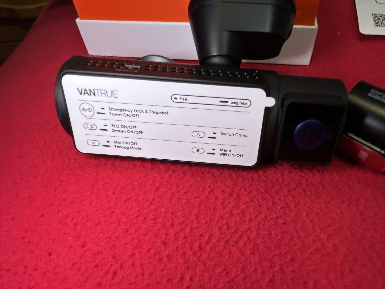 Vantrue New N4 Pro S 4K 3 Channel Dash Cam, Triple STARVIS 2 Dash Camera for Cars, 4K+1080P+2.5K Front and Rear Inside, HDR IR Night Vision, 24/7 Buffered Parking Mode, GPS, Wi-Fi, Support 1TB (RC18) customer photo 1