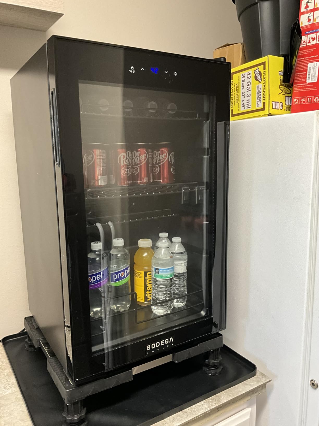 Commercial Bar Cooler,Counter Height Beverage Fridge,Stainless Steel Top customer photo 1