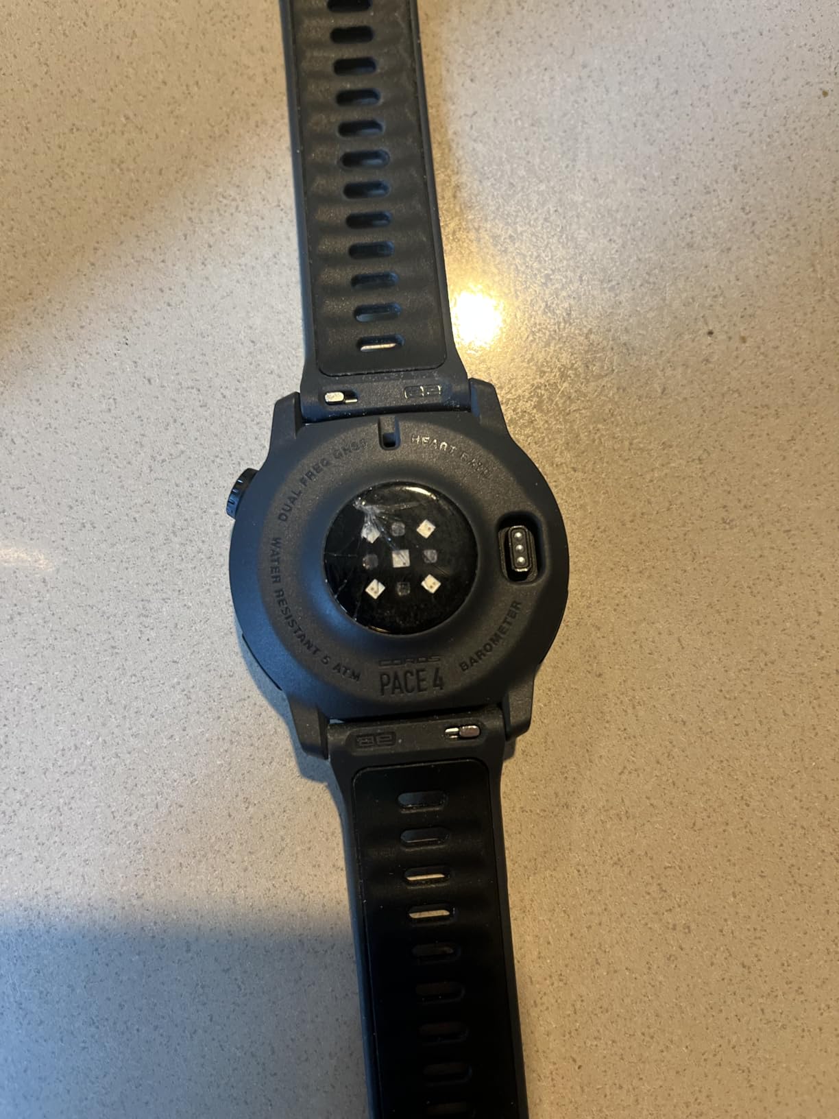 COROS PACE 4 Ultralight Sport GPS Watch - Black Silicone, Standard | 1.2