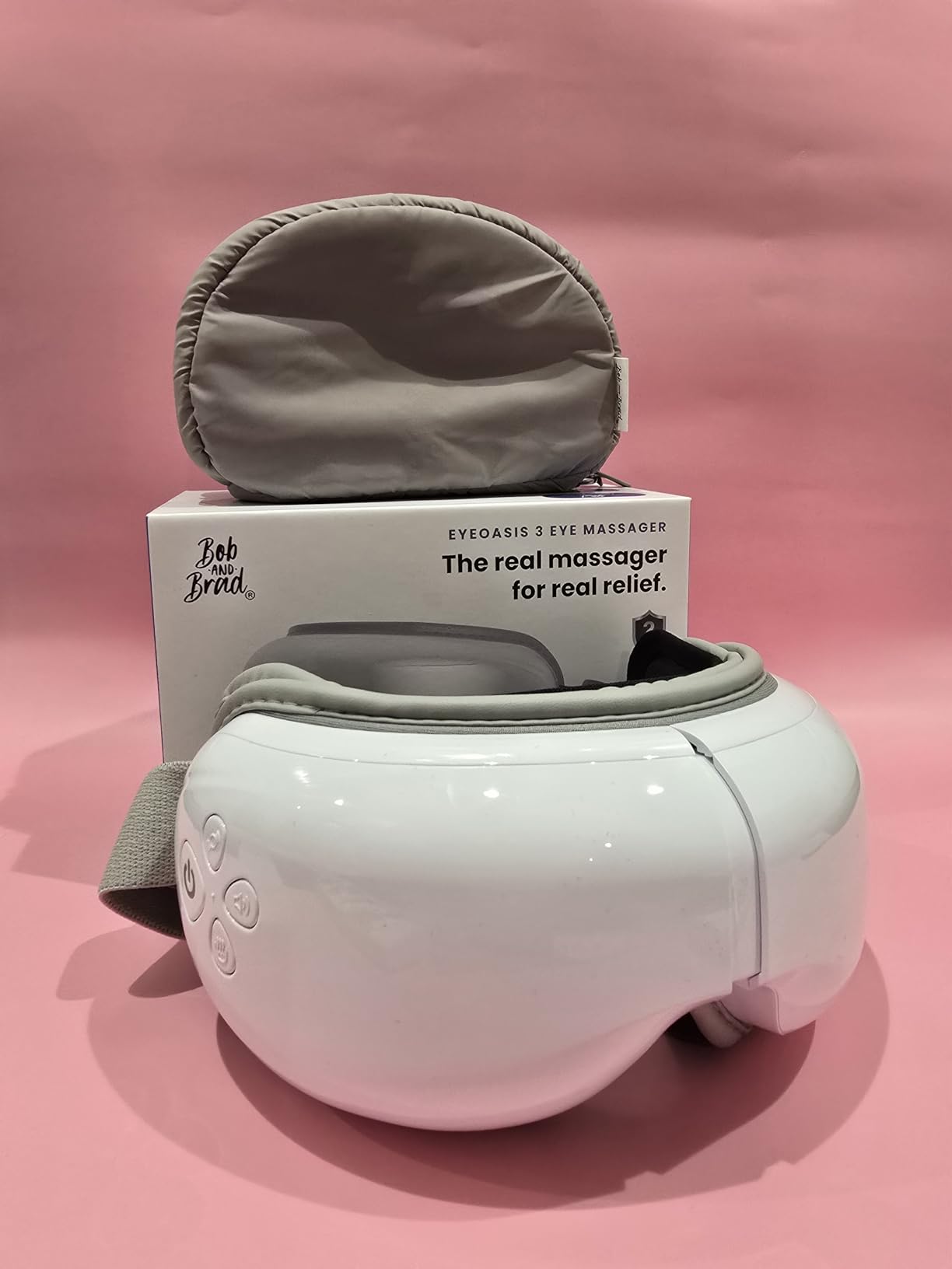 BOB AND BRAD Eye Massager with Heat and Cooling, FSA-HSA Eligible, Heated Eye Massager Mask for Dry Eyes, Migraines, Headaches Relief, Reduce Strain, Improve Sleeping, Birthday Gift for Women Men customer photo 1