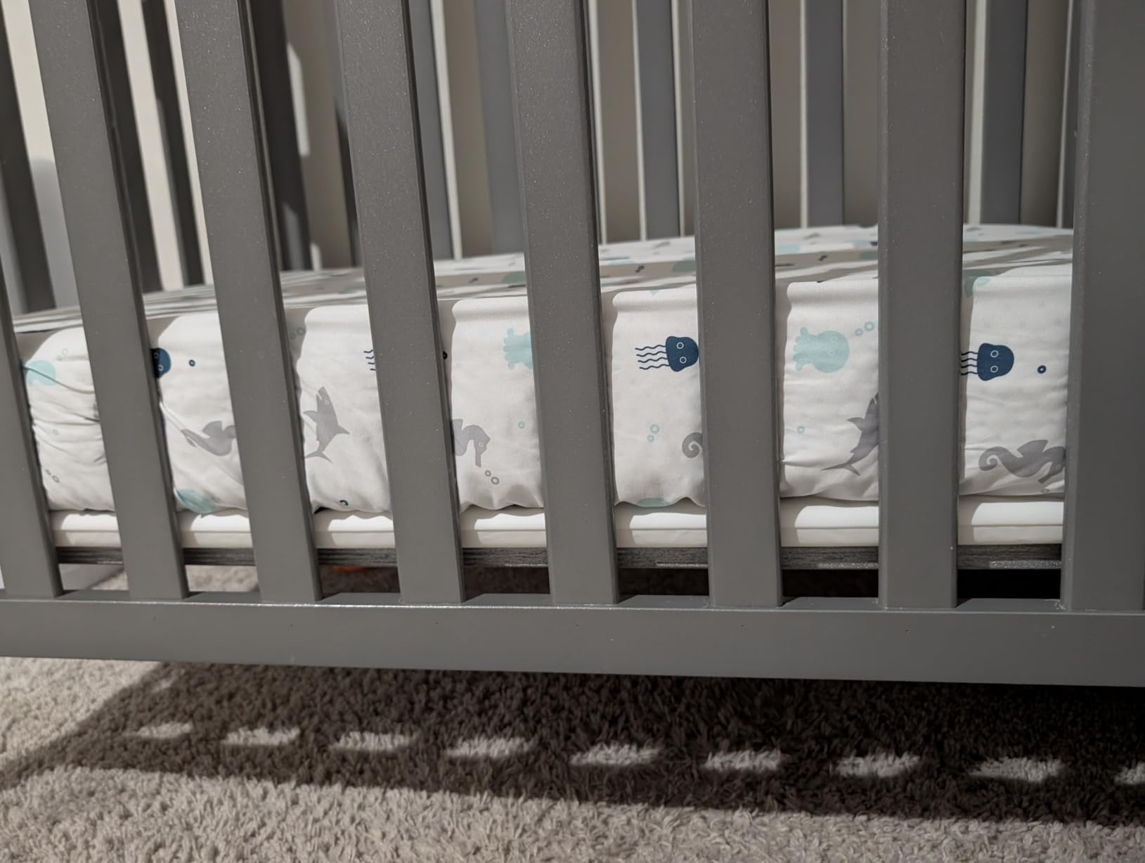 Dourxi Mini Crib Mattress, 38x24x4 Inch Dual-Sided Gel Memory Foam Mattress customer photo 2