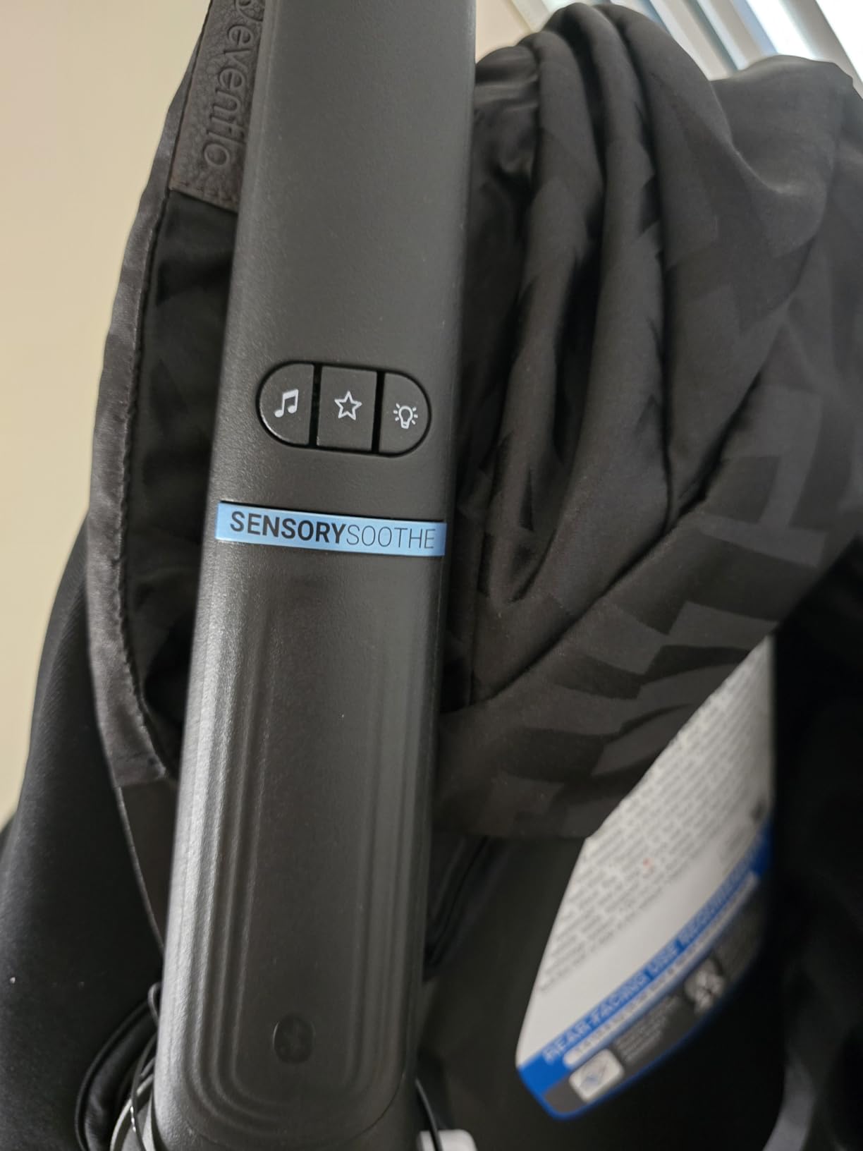 Evenflo Shyft Intuiti+ Travel System w/ Revolve180 LiteMax NXT Rotating Car Seat | with SensorySoothe, Green & Gentle Fabric, & SensorSafe, Infant/Preemie Lightweight Car Seat, Rear-Facing 3-30 lbs (Agate) customer photo 2