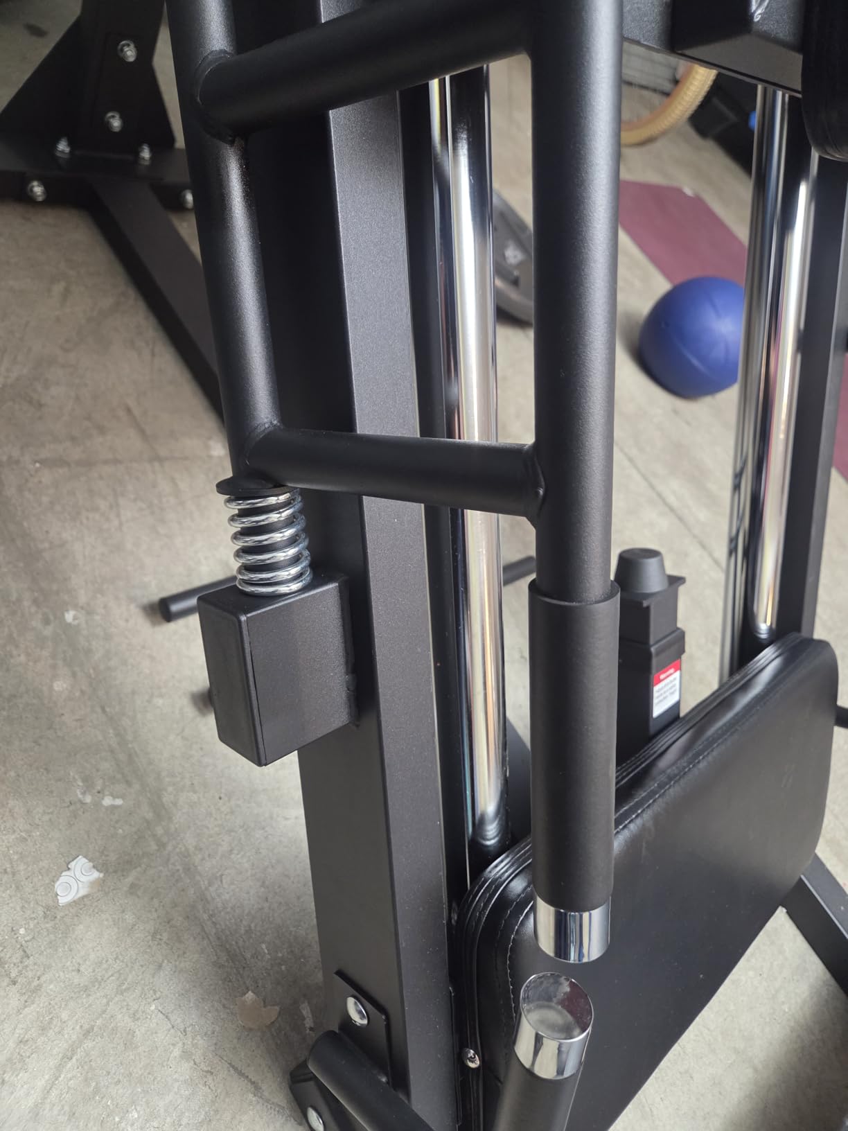 Leg Press Hack Squat Machine Combo, 45° Leg Exercise Machine, Lower Body Special with Weight Storage for Quads, Hamstring, Glutes, Calves, Compact Home Gym Leg Day Equipment customer photo 2
