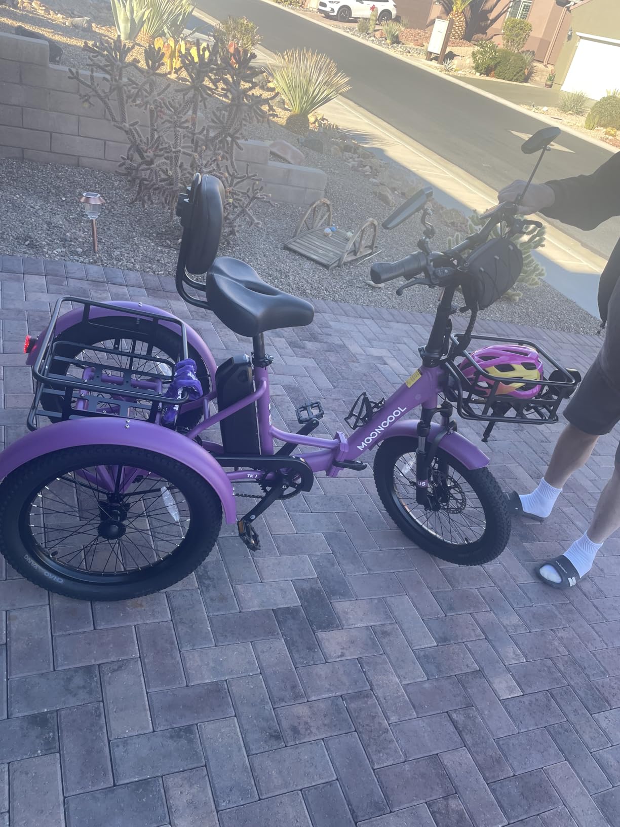 MOONCOOL Electric Tricycle for Adults, 500W/750W 20