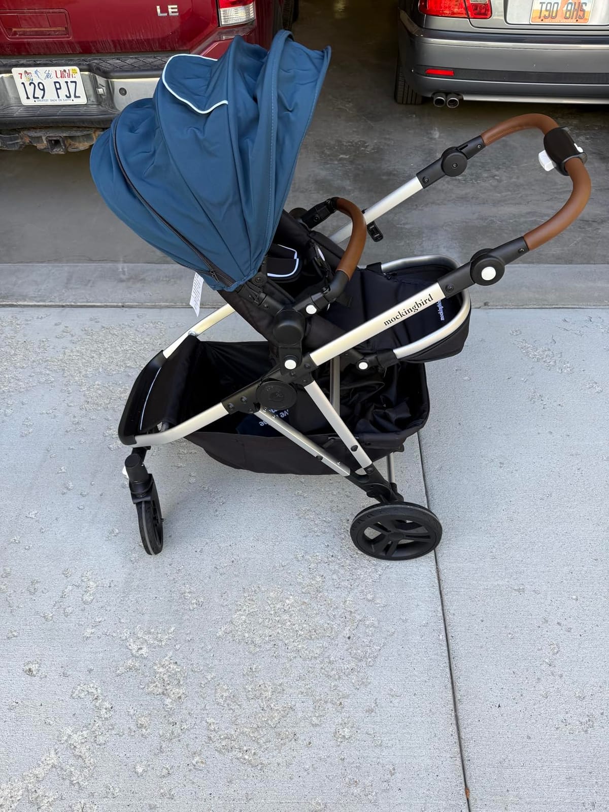 Mockingbird 3.0 Single-to-Double Convertible Stroller, Oat | Full size baby stroller for 1, 2, or 3 kids with 44 possible configurations, travel system-compatible customer photo 1