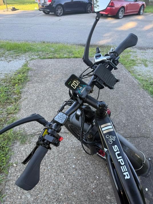 9000W Dual Motor Electric Bike for Adults, 48MPH Fast Full Suspension Ebike, 52V 36Ah Removable Battery for 120 Miles Range, 26 Inch Fat Tire Dual Shock All-Terrain E-Bike, 400lbs Capacity customer photo 2