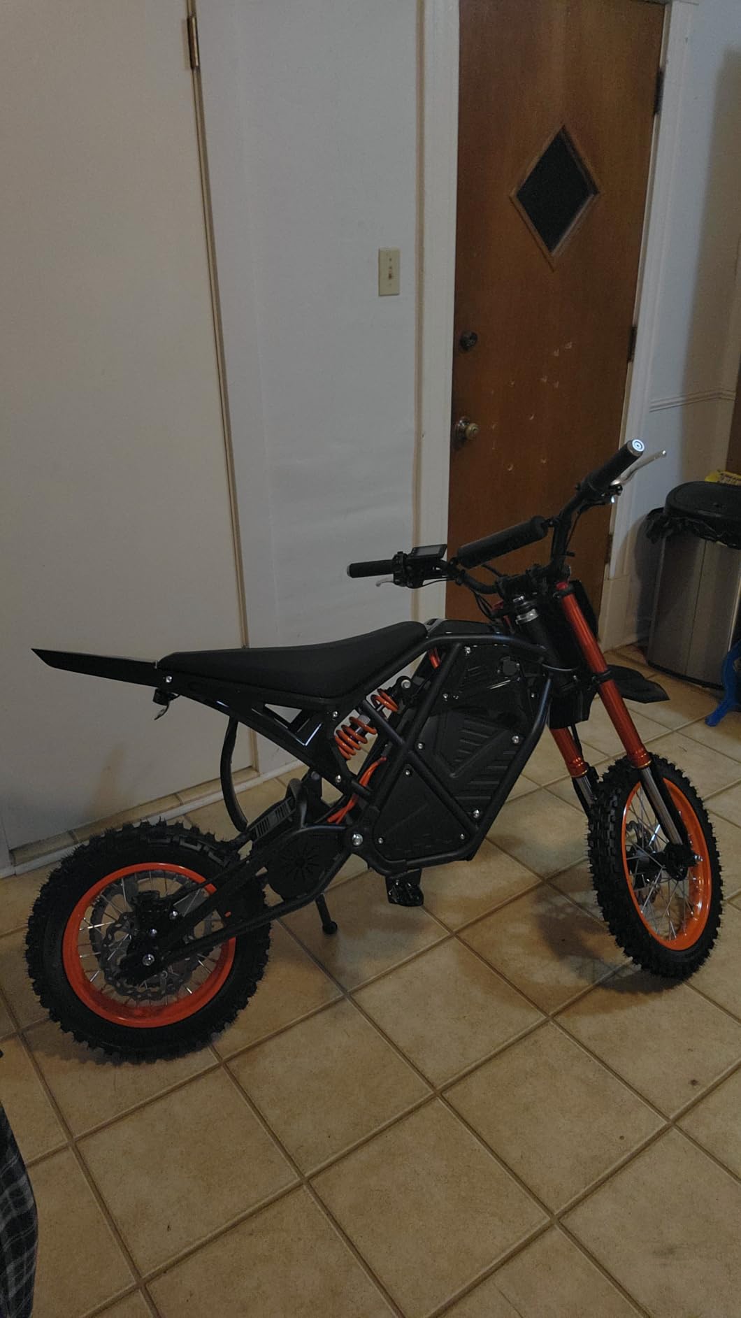 ESKUTE Electric Dirt Bike for Teens Adults, Mid-Drive Motor 3500W Peak, Electric Motorcycle 48V23Ah Battery, 53-Mile Range, 38-46mph, Hydraulic Nitrogen Dual Shock Absorbers customer photo 1
