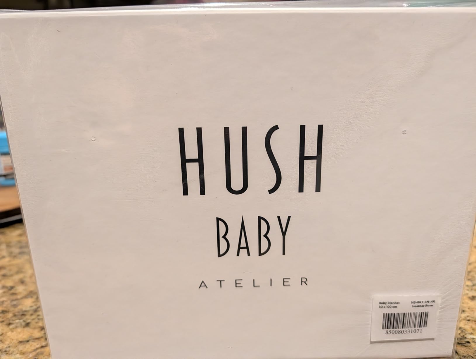 Hush Baby Signature Baby Blanket - GOTS Certified, Made with Organic Cotton & Lyocell, Soft Receiving & Swaddle Blanket for Boys & Girls (Lavender Dream) customer photo 2