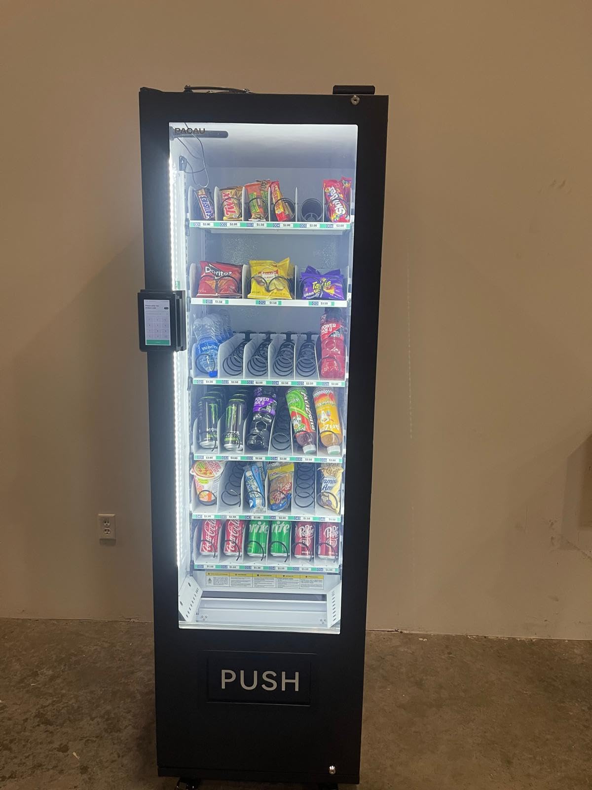 Commercial Vending Machine, Vending Machine Snacks and Drinks Combo with Credit Card & NFC Cashless Payment, Snack Drink Vending Machine for Offices Malls Schools, Wide Variety Easy Operation customer photo 2