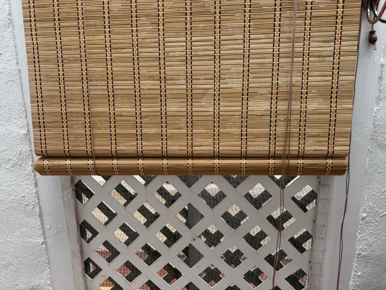 Bamboo Blinds for Interior Windows, Custom Roll Up Shades | Light Filtering Bamboo Shades with Easy Installation for Indoor Windows, Outdoor Patio, Deck, Porch and Backyard Use customer photo 2