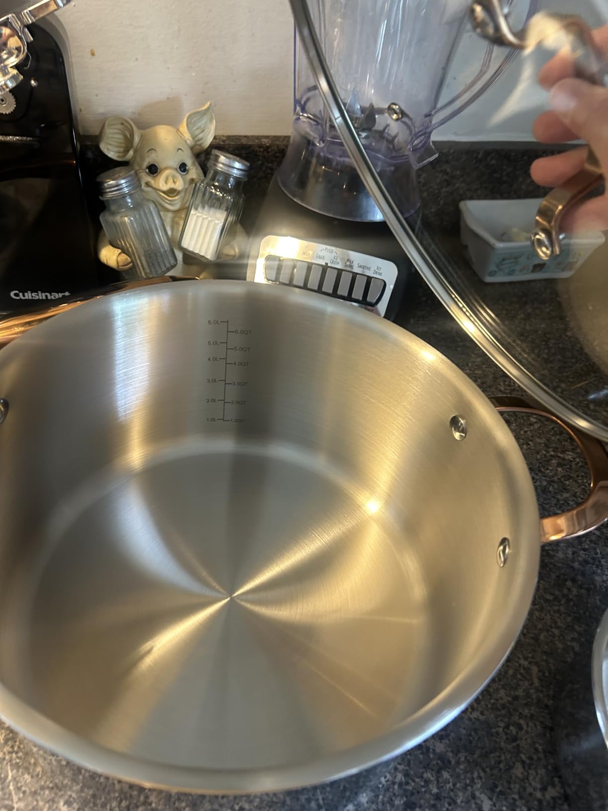 CAROTE 21pcs Tri-Ply Stainless Steel Cookware Set, Pots and Pans Set, Non Toxic Induction Kitchen Cooking Sets, Gold customer photo 2