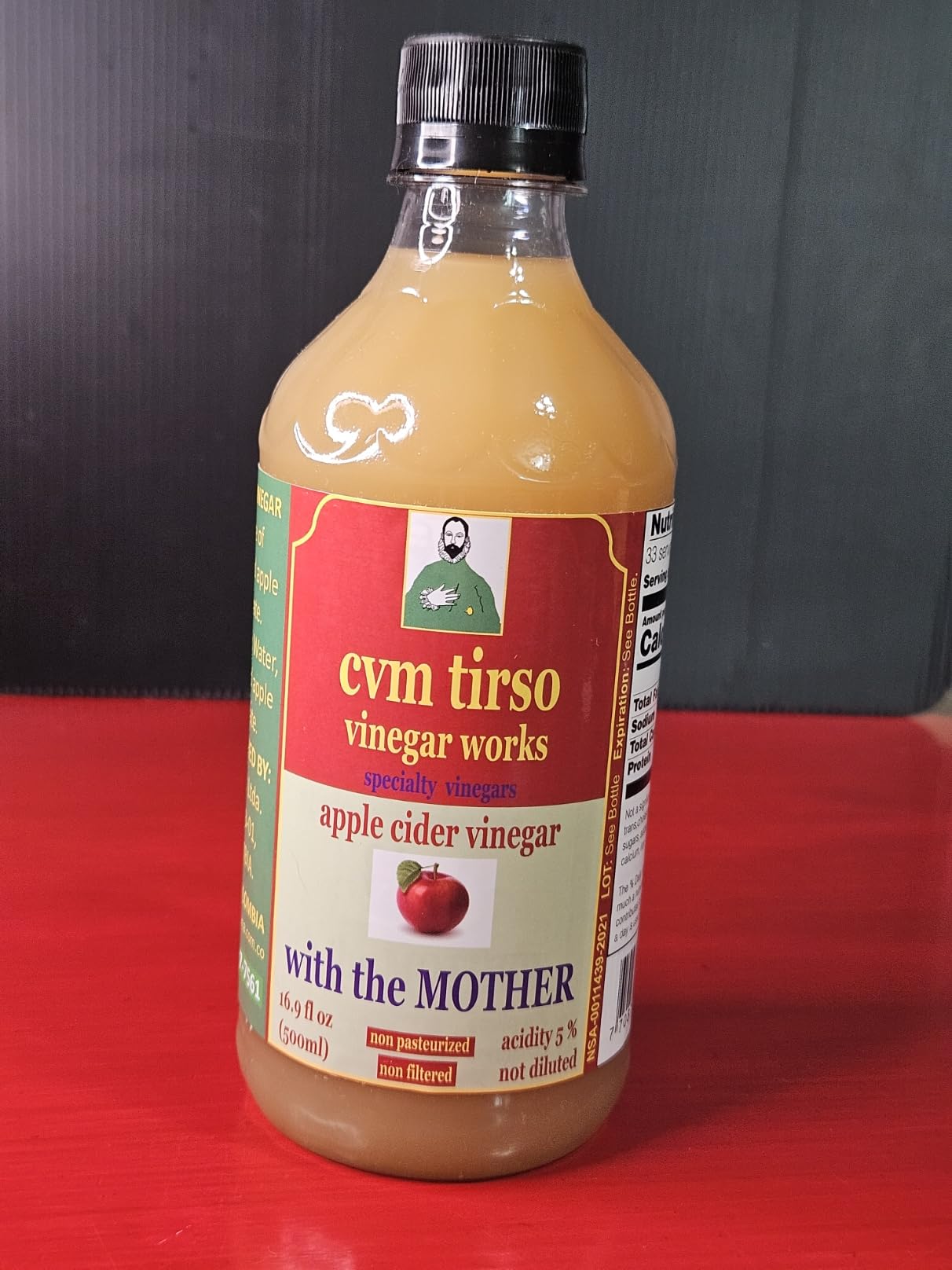 CVM Tirso Raw Apple Cider Vinegar with Mother | Raw & Unfiltered, Crafted from Apple Pulp & Juice, Robust Tangy Taste Ideal for Cooking, Salads, Dressings & Wellness, 500 ml customer photo 2