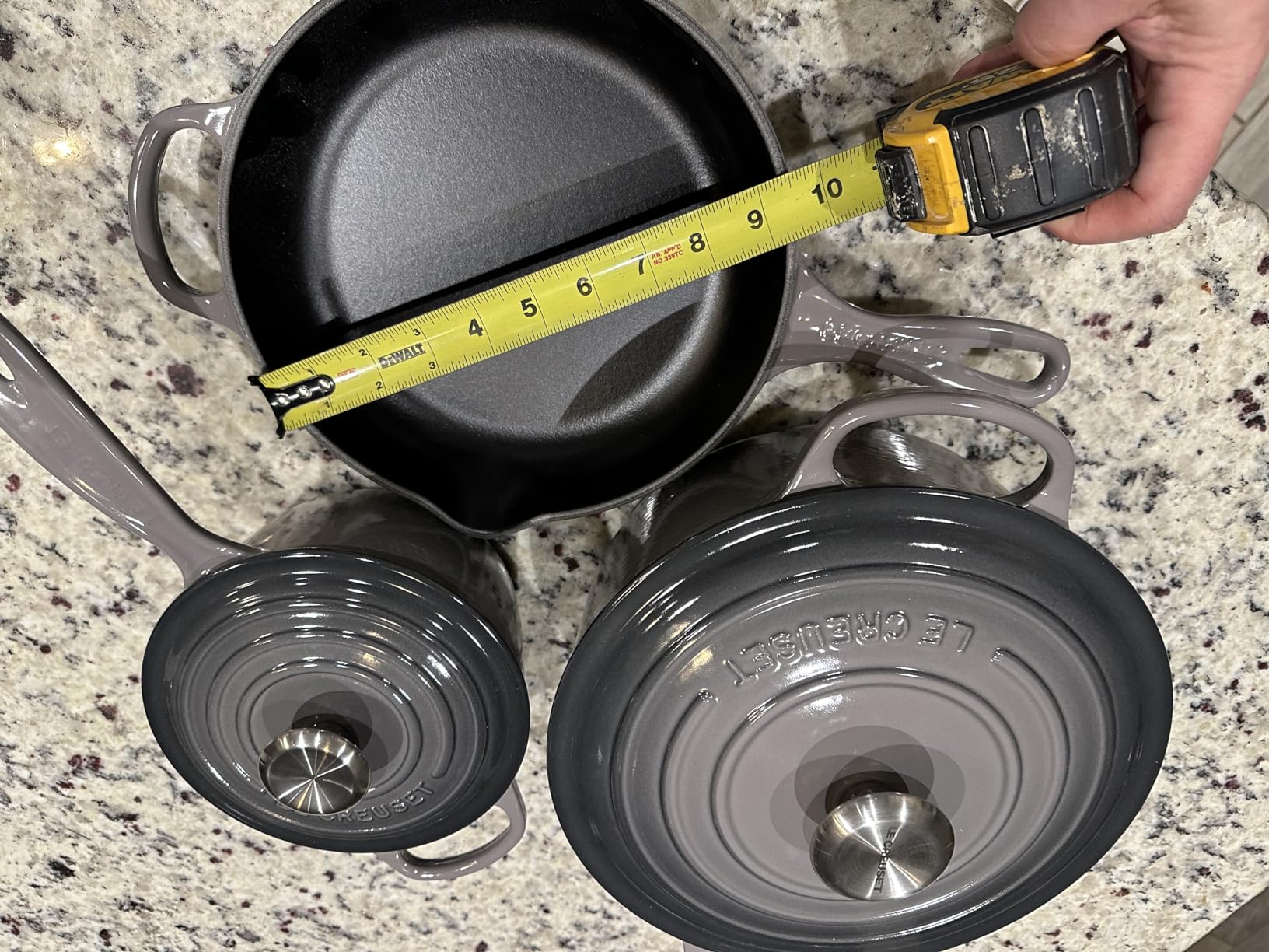 Le Creuset Enameled Cast Iron Signature Cookware Set, 9 pc., Sea Salt customer photo 1