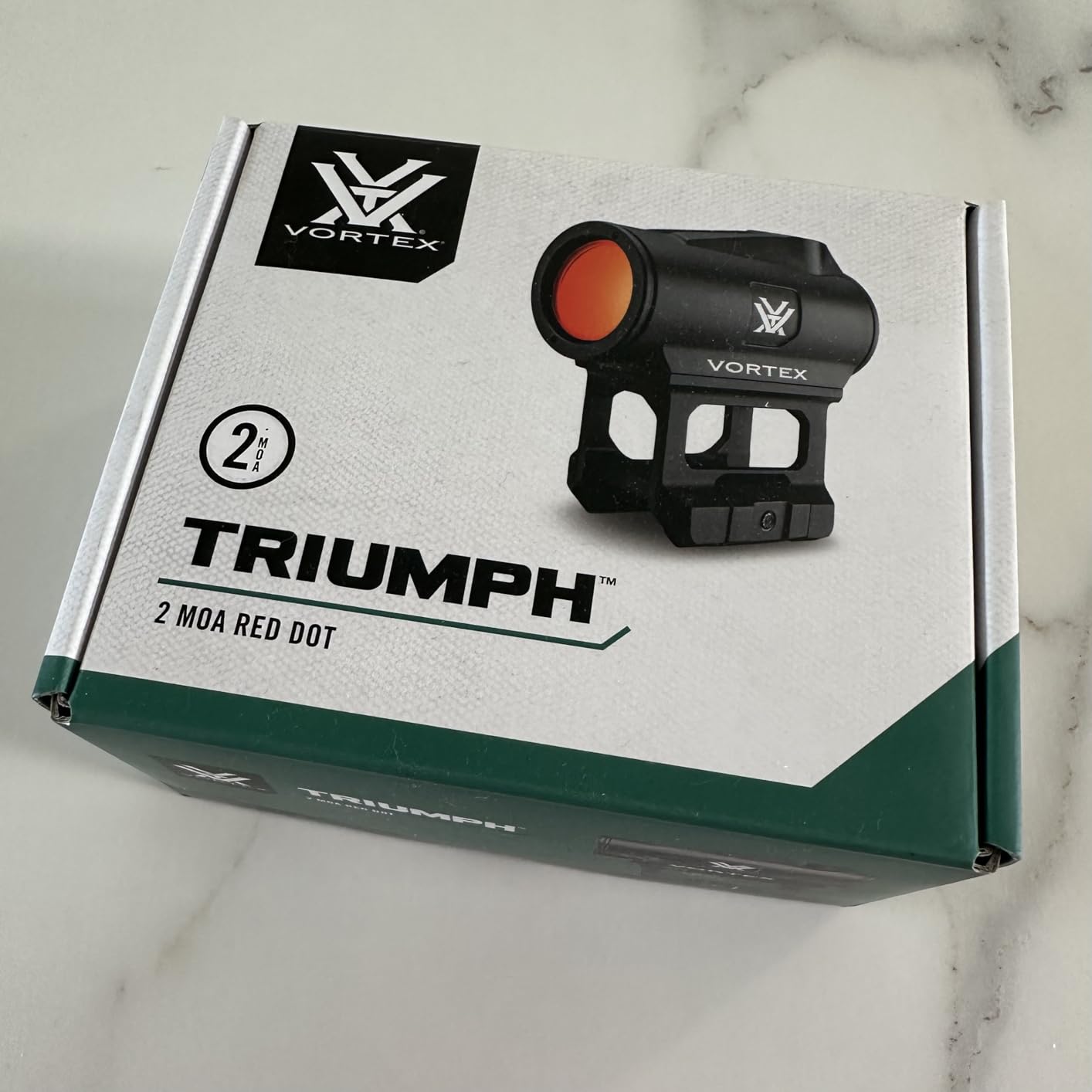 Vortex Triumph 2 MOA Red Dot Sight - Motion Activation With Auto-Shutoff, Multi-Height Mount System, NV Compatible - Unlimited, Unconditional Warranty customer photo 1