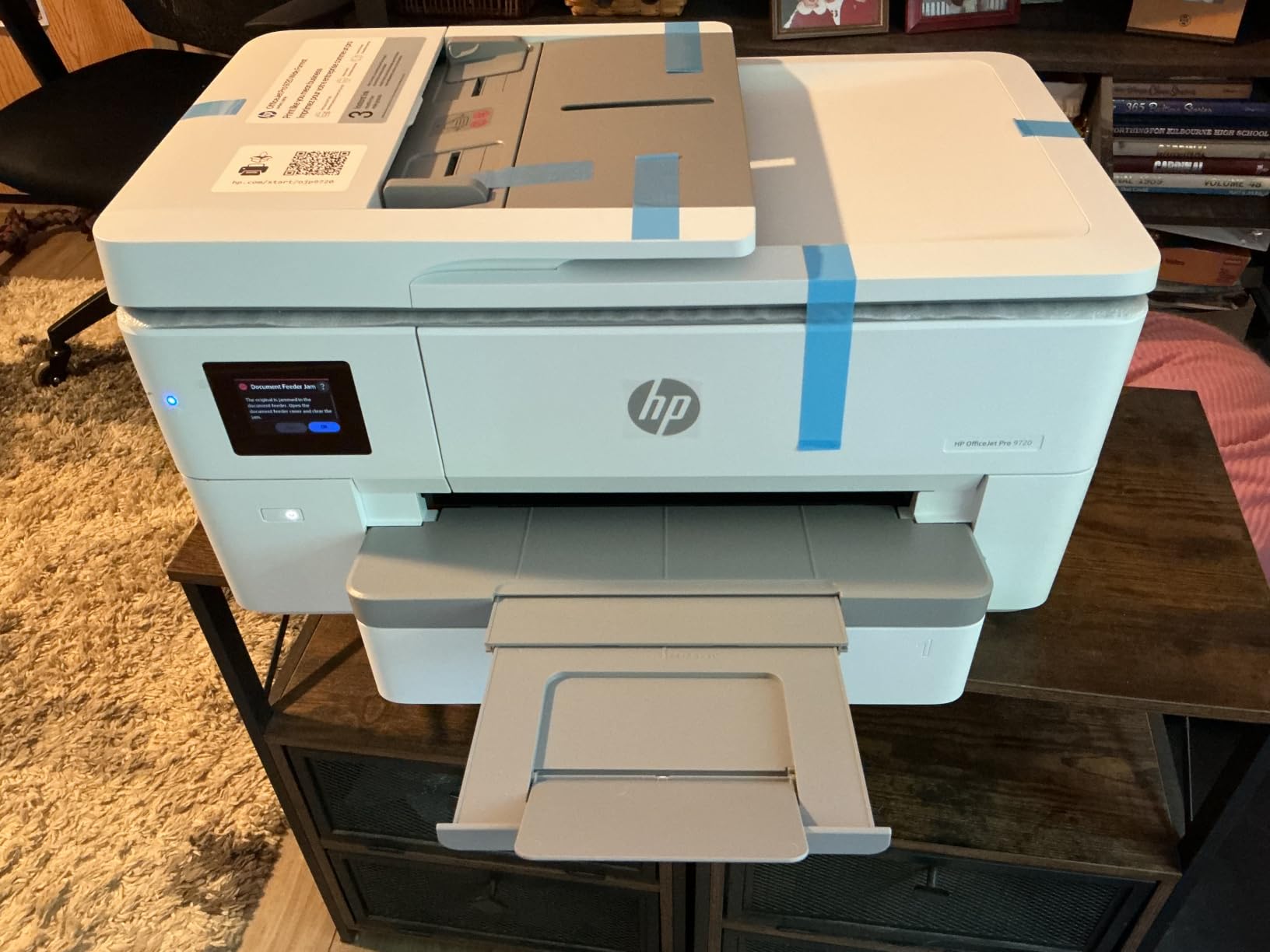 HP OfficeJet Pro 9720 Wide-Format Wireless All-in-One Color Inkjet Printer, Print, scan, Copy, fax up to 11x17, ADF, Duplex Printing Best-for-Office, 3 Month Trial of Instant Ink Included (C2XF9A) customer photo 1