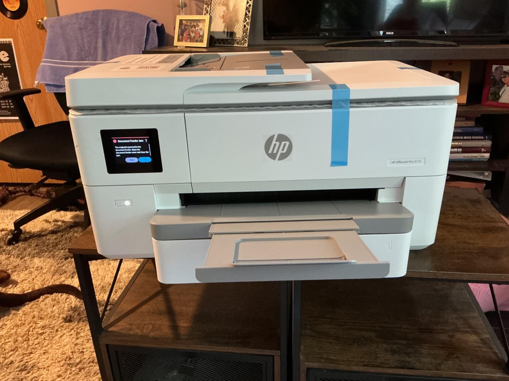 HP OfficeJet Pro 9720 Wide-Format Wireless All-in-One Color Inkjet Printer, Print, scan, Copy, fax up to 11x17, ADF, Duplex Printing Best-for-Office, 3 Month Trial of Instant Ink Included (C2XF9A) customer photo 2