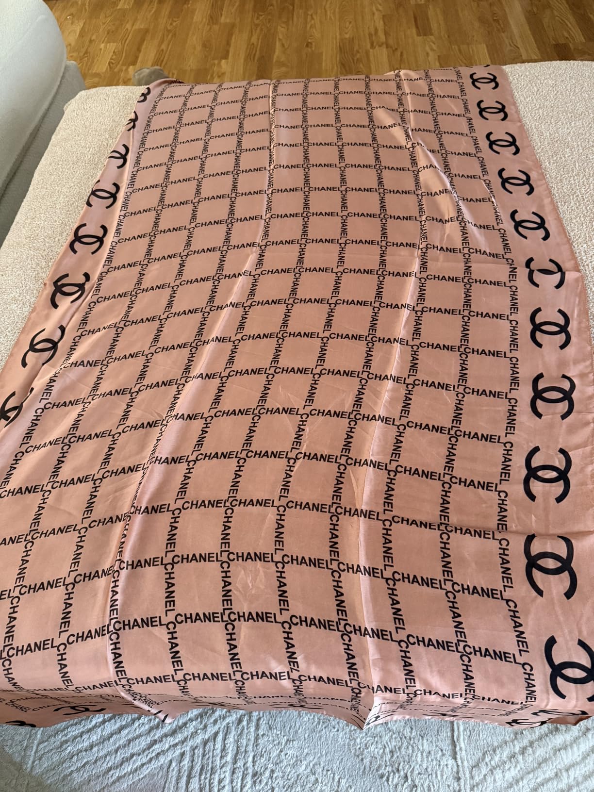 Fashionable and Luxury women's silk scarves, a choice for Birthday present and Valentine's Day gifts customer photo 1