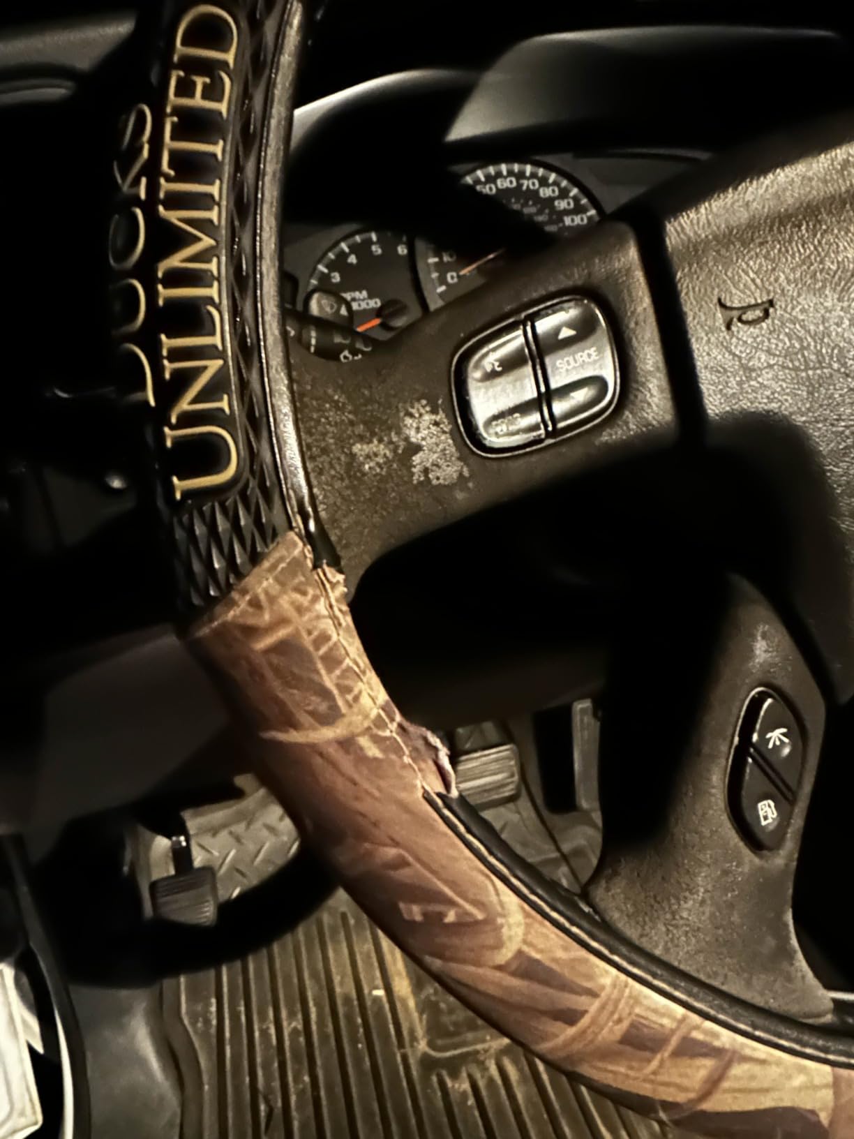 Ducks Unlimited Steering Wheel Covers, Universal Fit, Easy to Install for Car Truck Van SUV, Mossy Oak Shadow Grass Blades (SIOC) customer photo 2