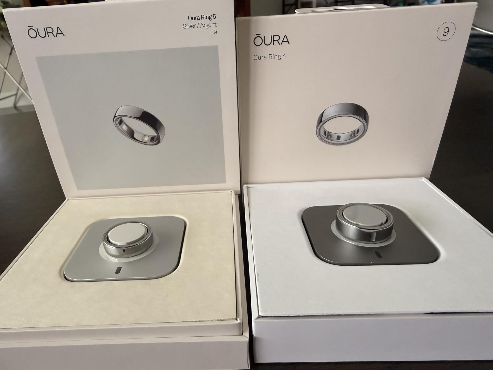 Oura Ring 5 - Silver - Size 8 - World's Smallest Smart Ring - Sleep, Activity, Women's Health, AI Advisor, 1 Week of Battery Life, Size Before You Buy, Android & iOS Compatible customer photo 1