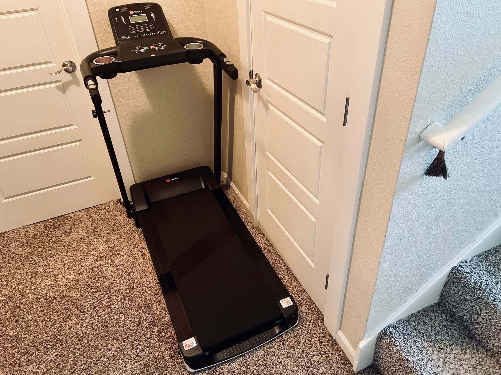 LifePro PacerMini Compact Walking Pad Treadmill with Incline - Under Desk Walking Treadmill for Home Mini Apartment & Office Portable Low Profile Quiet Electric with Remote Control & LED Display customer photo 2