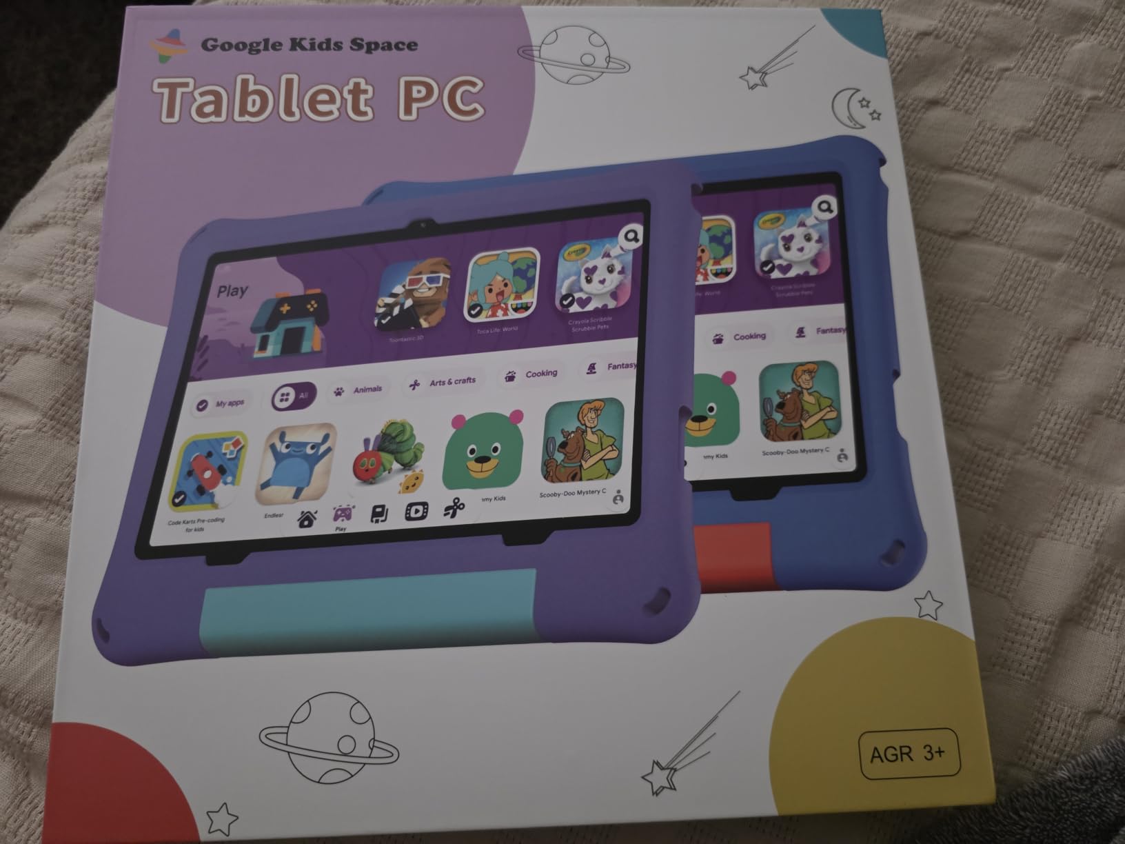 aiprotablet Kids Tablet, Android 16 Tablet for Kids 10 inch Octa-Core 2.2GHz with Case, 30GB RAM 64GB ROM, 2TB Expand, Parental Control, Dual Camera, BT, WiFi, with Keyboard Mouse Stylus, Gift (Green) customer photo 2