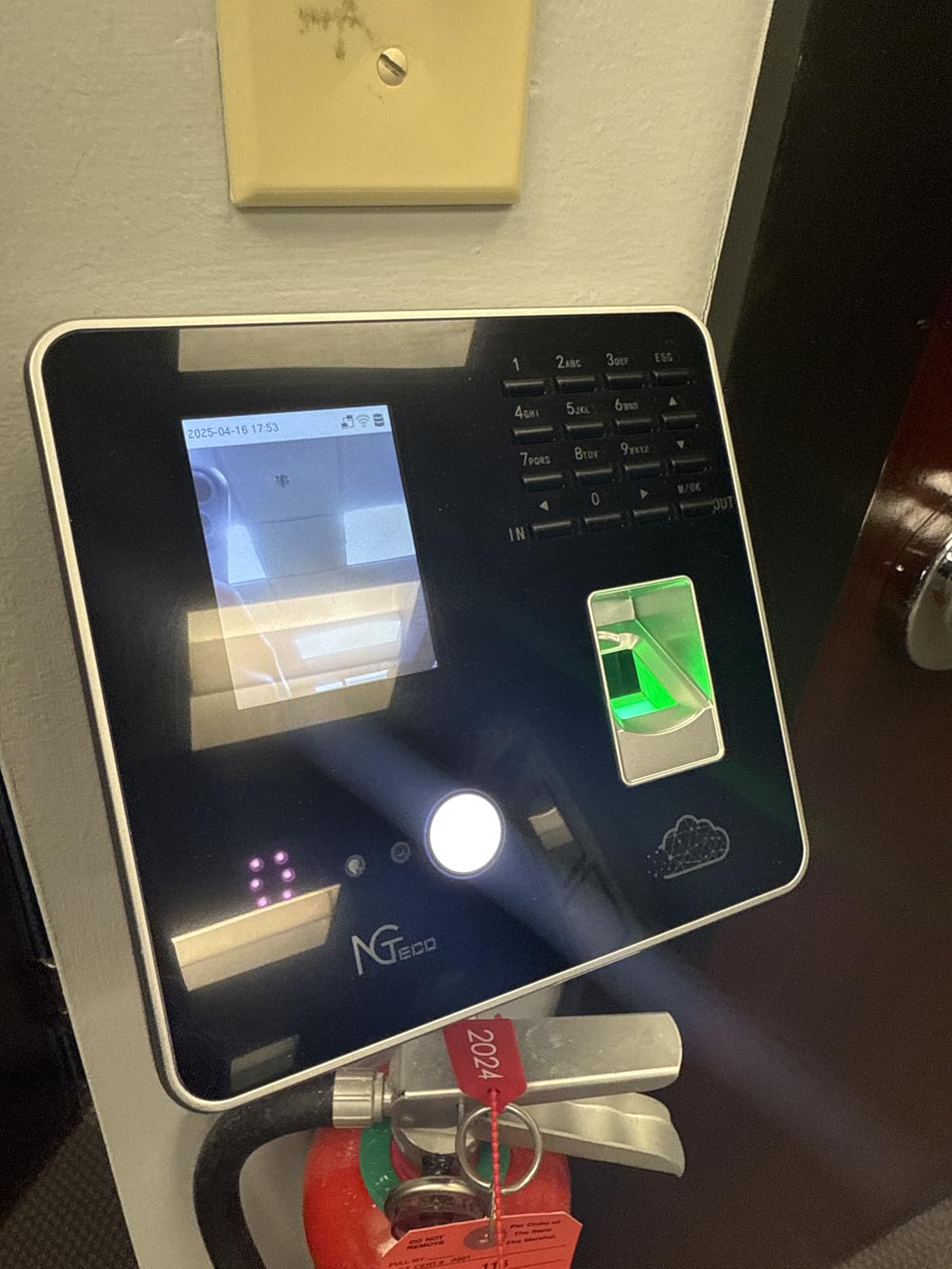 NGTeco Cloud-Based Time Clock for Small Business, 2.4GHz WiFi Attendance Machine with Remote Access, Free Software & iOS/Android App, Employee Punch Card System with RFID Cards, No Monthly Fee customer photo 2