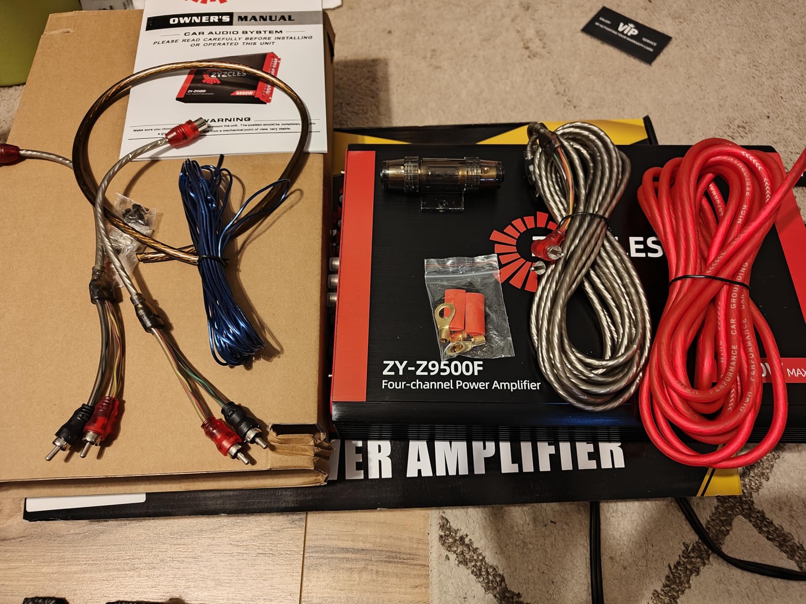2026 High Power 4 Channel Car Amplifier - 6800W Max, 4x170W RMS @2Ω, 2 Bridged Channels customer photo 2