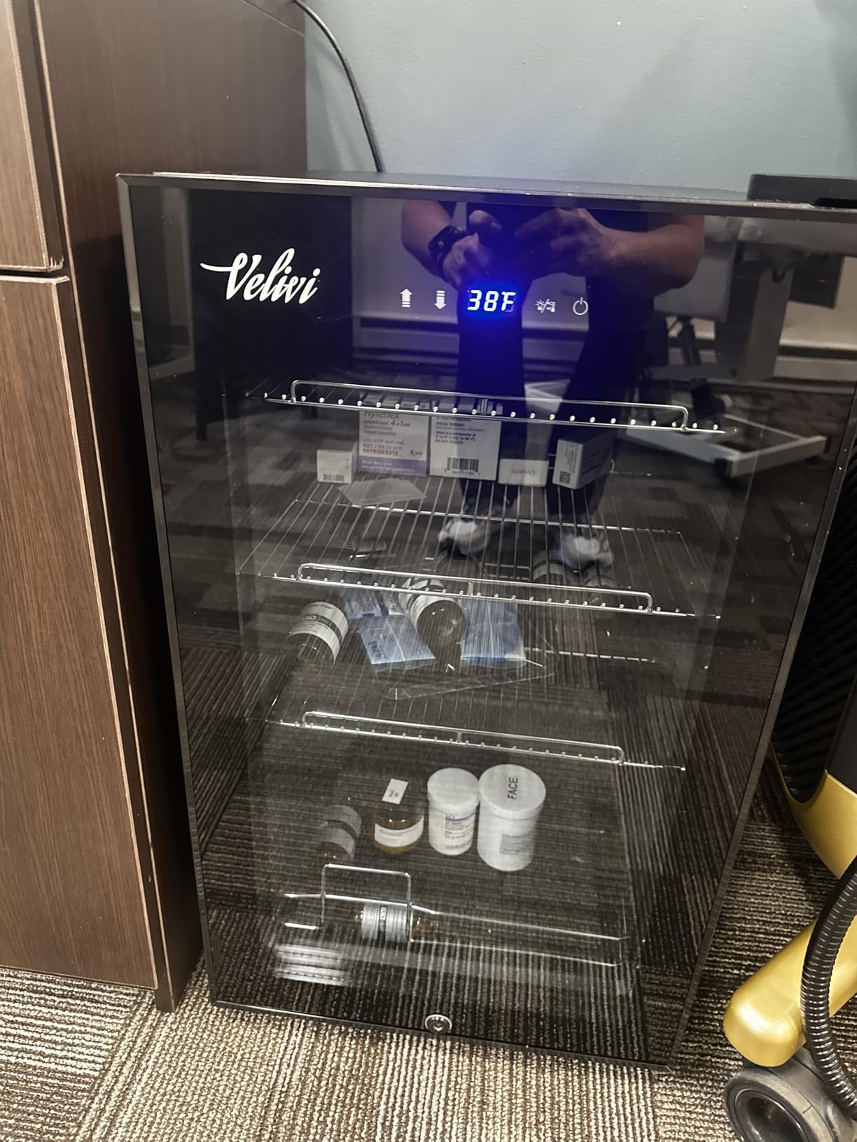 53.15 inch W Commercial Under Counter Beverage Refrigerator, 3 Glass Door | Back Bar Cooler, Built-in/Freestanding Drink Fridge with LED Light, Auto Defrost, Low-E Glass & Safety Lock, Rebound door customer photo 1