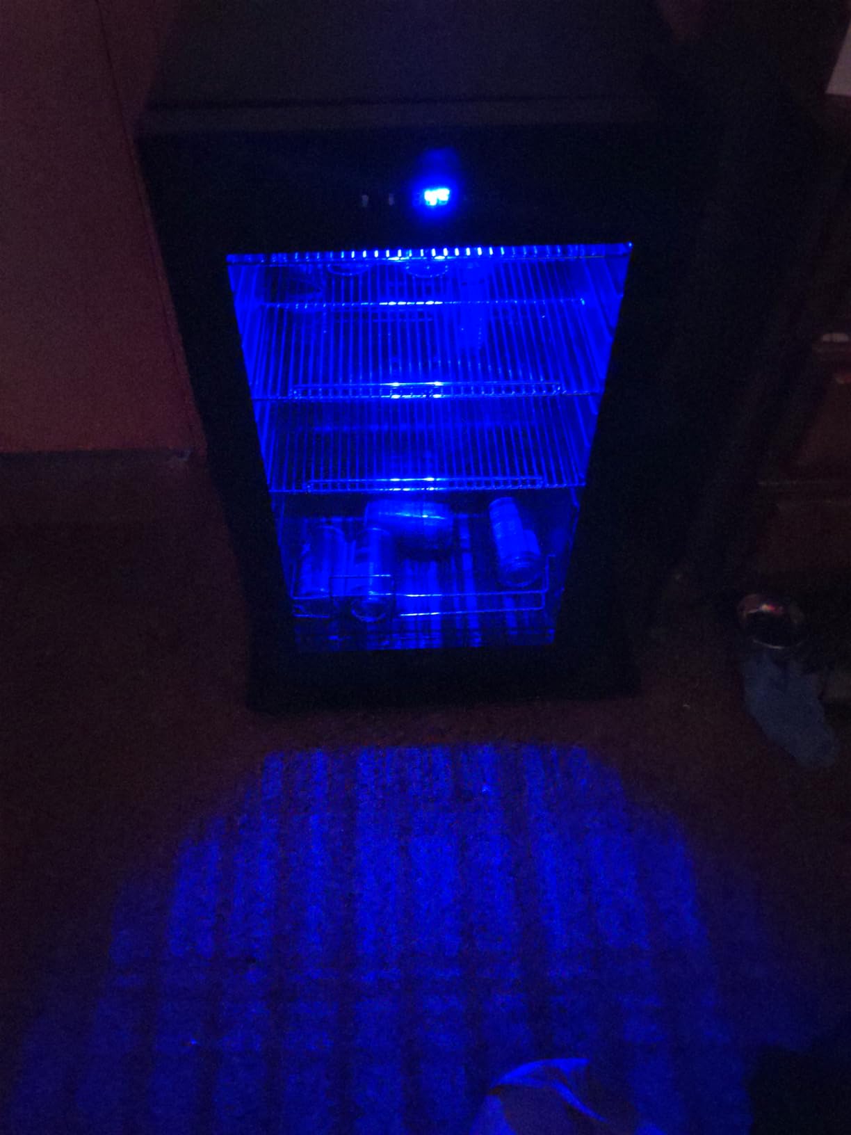 53.15 inch W Commercial Under Counter Beverage Refrigerator, 3 Glass Door | Back Bar Cooler, Built-in/Freestanding Drink Fridge with LED Light, Auto Defrost, Low-E Glass & Safety Lock, Rebound door customer photo 2