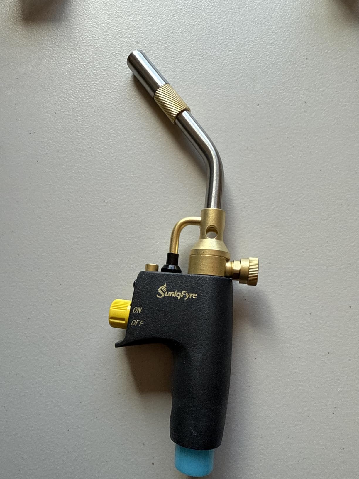 High-Intensity Propane Torch Head, Upgraded 10,000 BTU Trigger Start Gas Torch with Flame Lock & Built-in Pressure Valve, 360° All-Angle Burn CGA600 Plumbing Torch for Soldering, CSA Certified customer photo 2