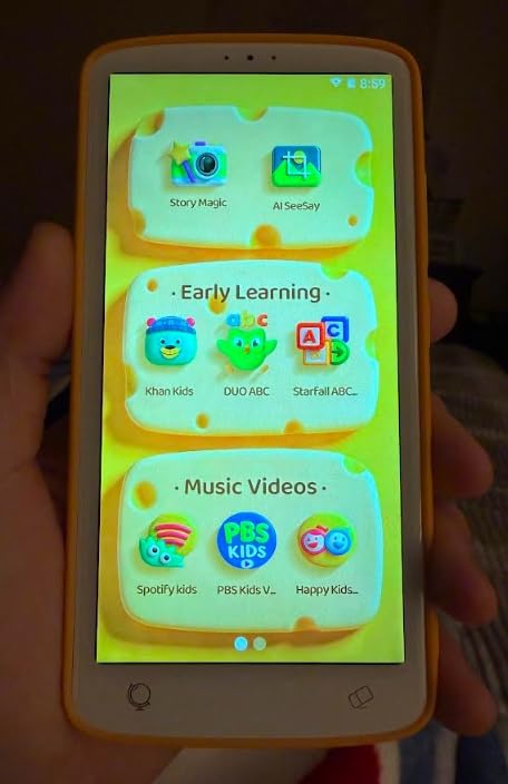 TIMMKOO Kids Phone for Age 3-7 Toddler Toy with Camera & Parental Control | 5.5