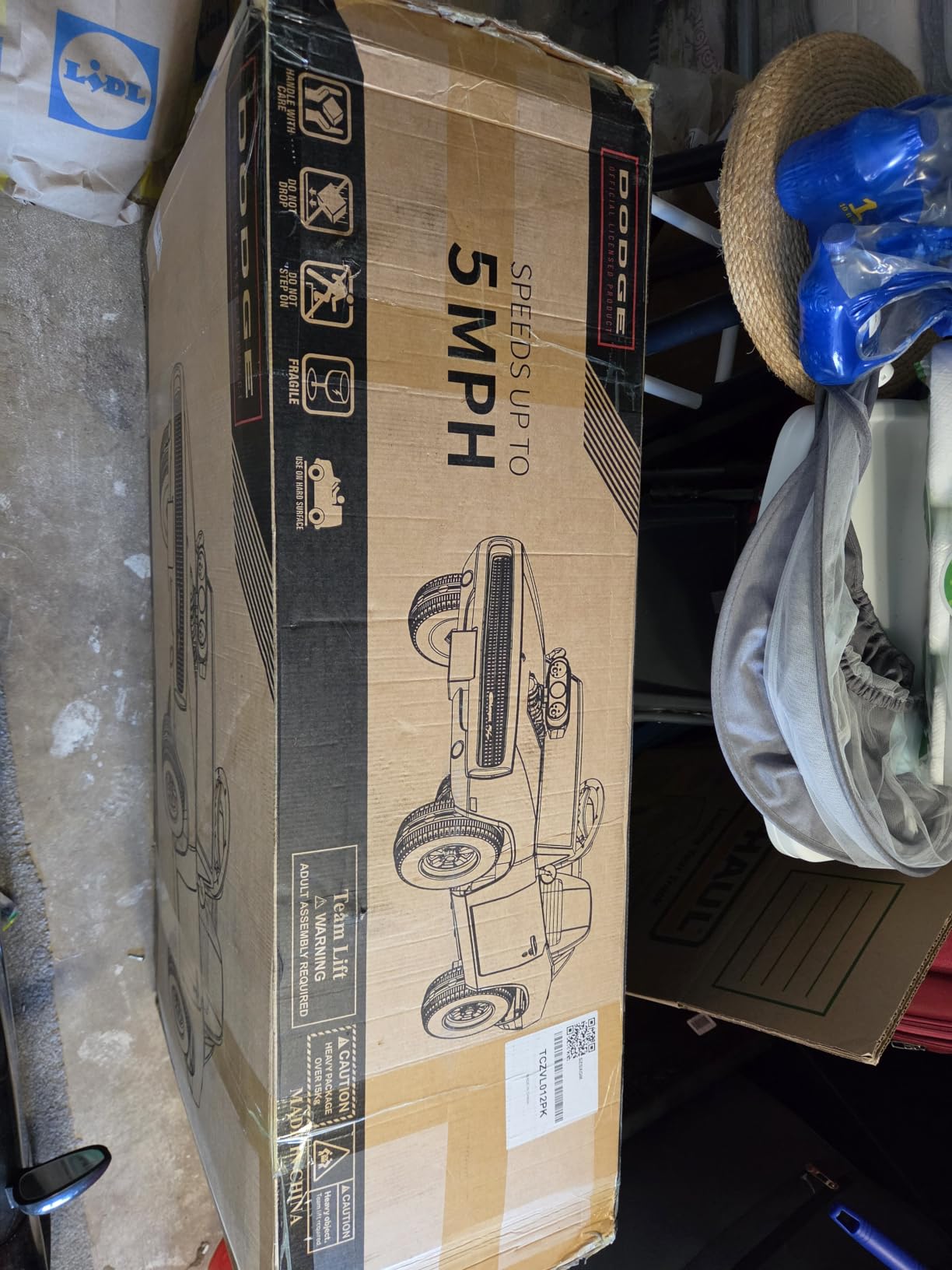 First Ride On 24V Ride on Toys for Big Kids, Licensed 1970 Dodge Charger R/T Ride on Car w/Iconic Hood-Mounted Supercharger, 2 Seater Kids Electric Car w/Remote Control, LED Lights, Bluetooth (Black) customer photo 2