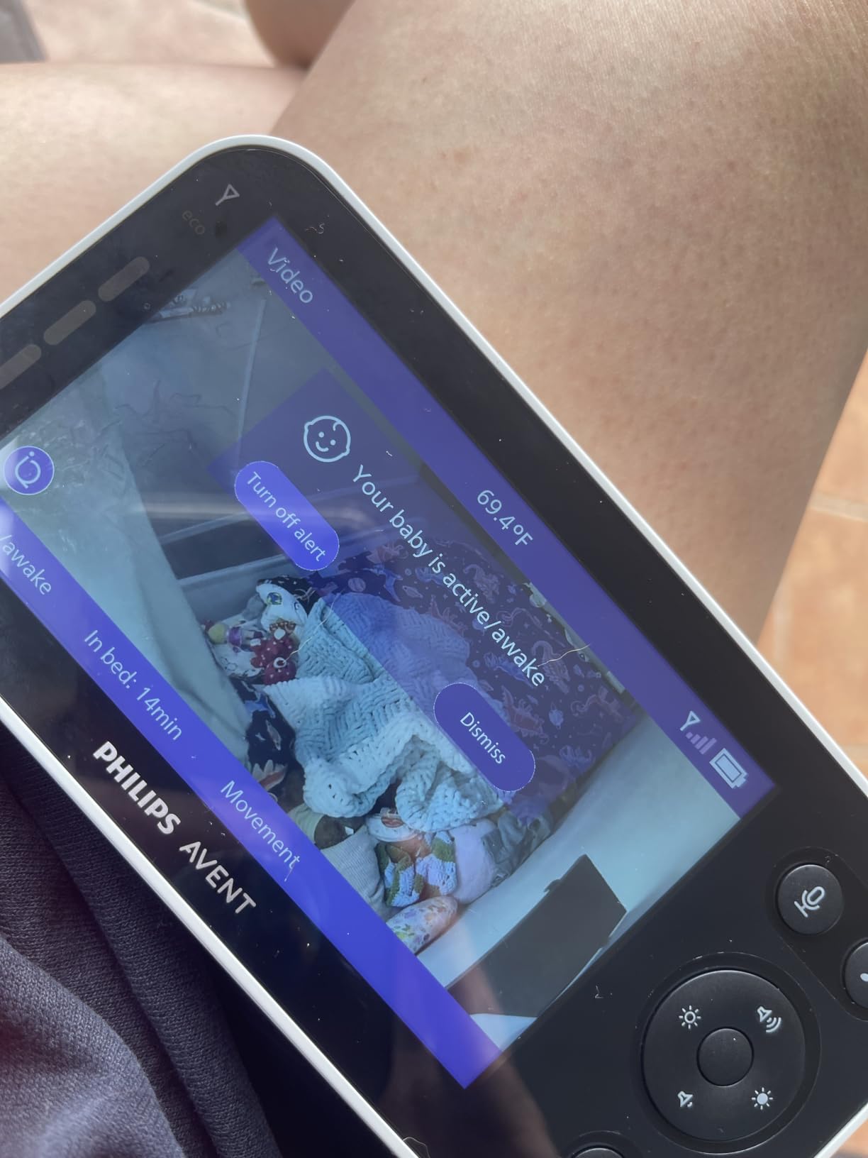 Philips Avent Premium Connected Baby Monitor, 1080p Camera, 5