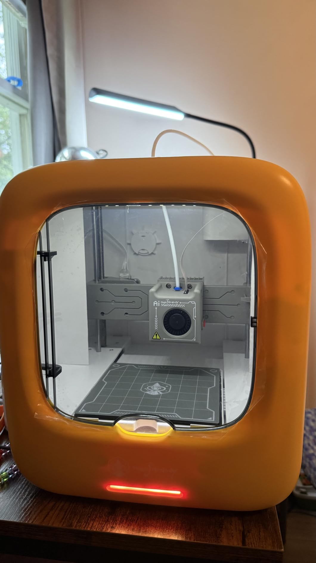 3D Printer for Kids, AI-Powered, Fully Assembled, STEM Gift | Safe Enclosed Design, 8,000+ Models, 400mm/s Speed, Auto Leveling, Built-in Camera, For Boys & Girls, Home & School Use customer photo 1