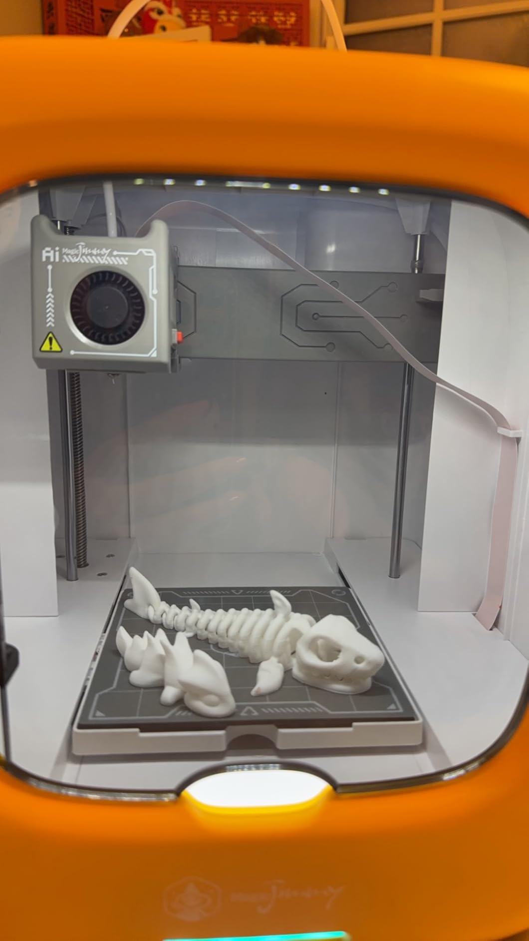 3D Printer for Kids, AI-Powered, Fully Assembled, STEM Gift | Safe Enclosed Design, 8,000+ Models, 400mm/s Speed, Auto Leveling, Built-in Camera, For Boys & Girls, Home & School Use customer photo 2