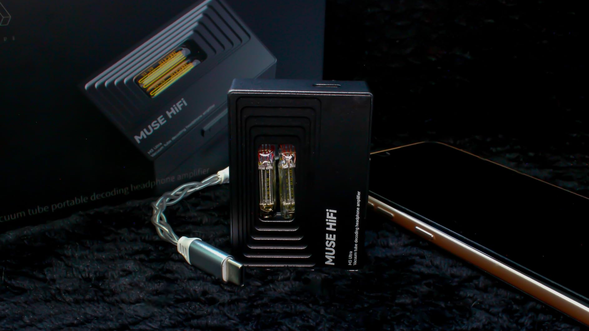 HiFiGo MUSEHiFi M3 Ultra Portable Tube DAC Amp with JAN6418 Vacuum Tube, 460mW/480mW Balanced Output, USB C Dongle DAC for IEMs & Headphones, Amplifier for Phone/PC/Mac customer photo 2
