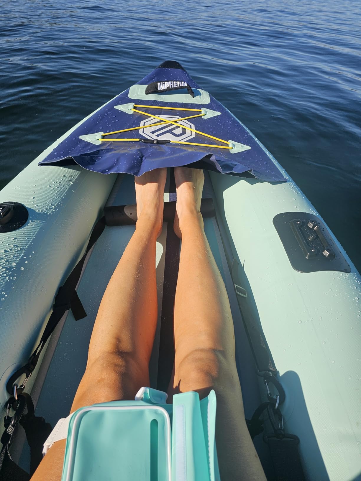 Niphean Inflatable Kayak 2 Person, 12'6