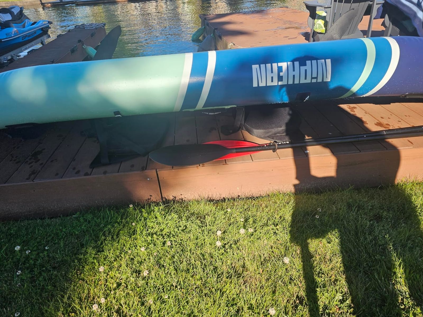 Niphean Inflatable Kayak 2 Person, 12'6
