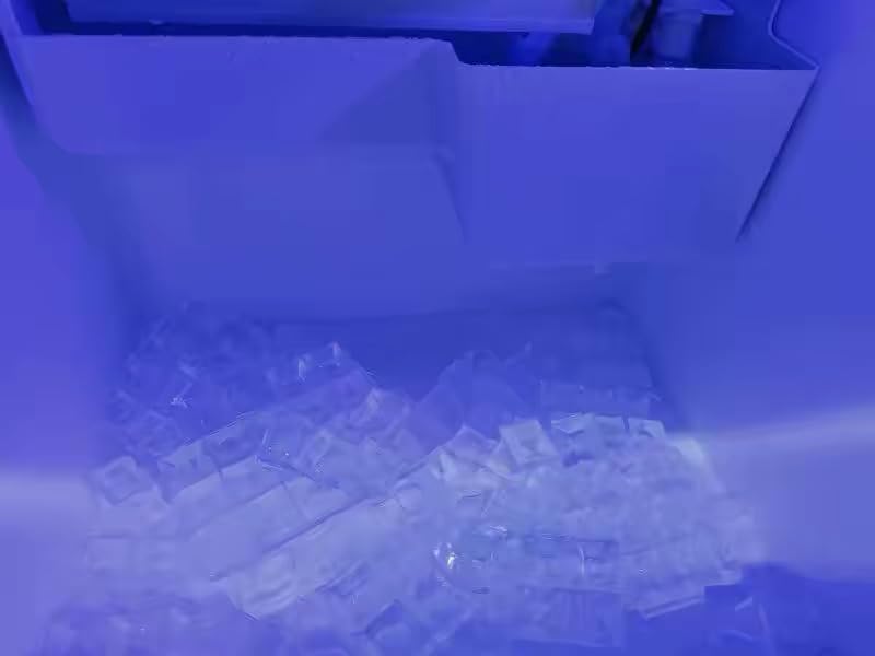 Commercial Ice Maker Machine, 110Lbs/24H Stainless Steel Ice Maker, Under Counter Ice Maker with 33Lbs Storage, 36 Ice Cubes per Cycle, Self-Cleaning, Freestanding, LED Display for Home Bar Restaurant customer photo 2