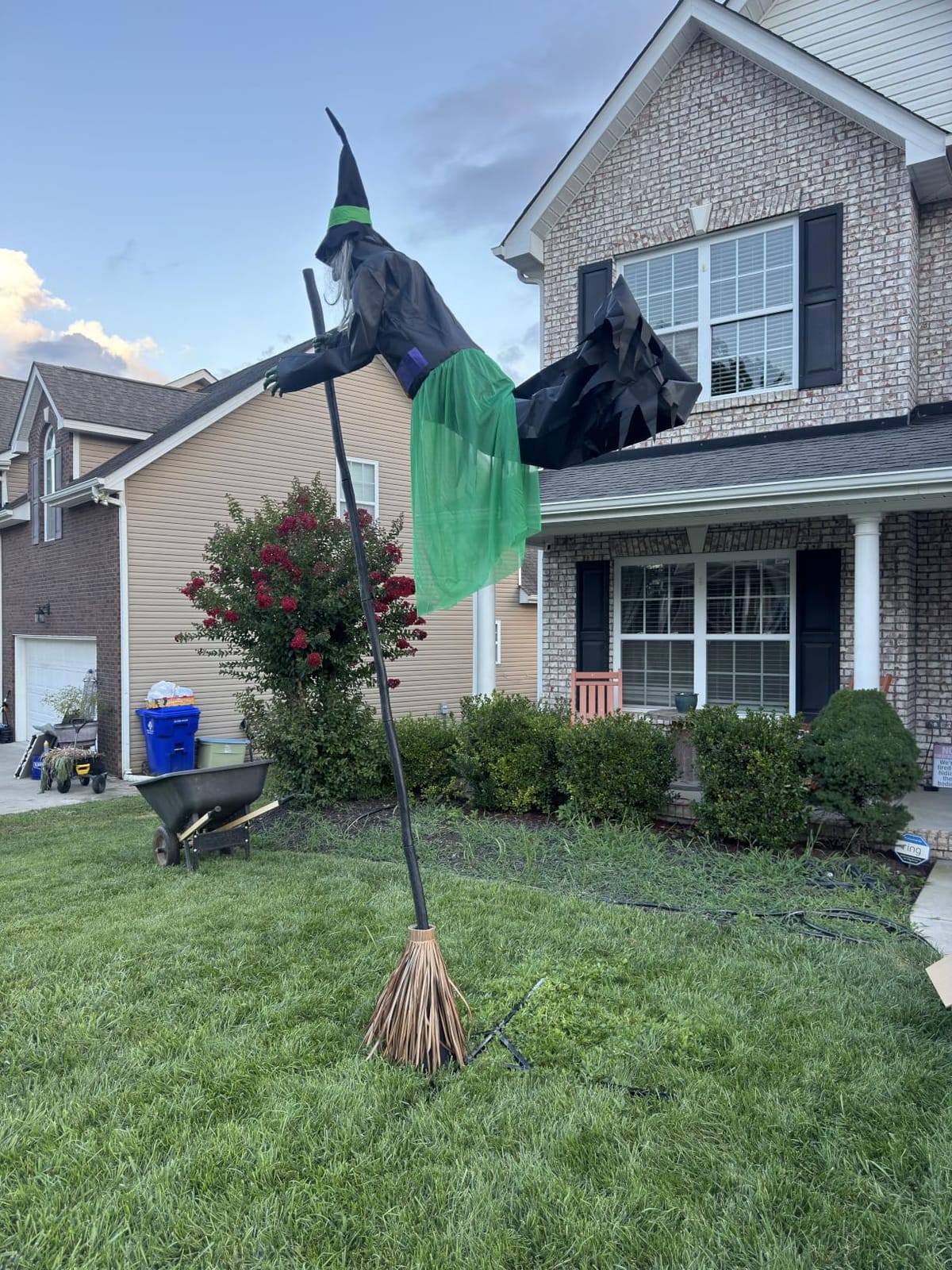 Halloween Decorations Outdoor - 11.5 Ft Animated Hovering Witch Animatronics - Sound & Touch Activated Sensor - Scary Decor Props for Home Outside Garden Yard Lawn Party Decoration customer photo 1
