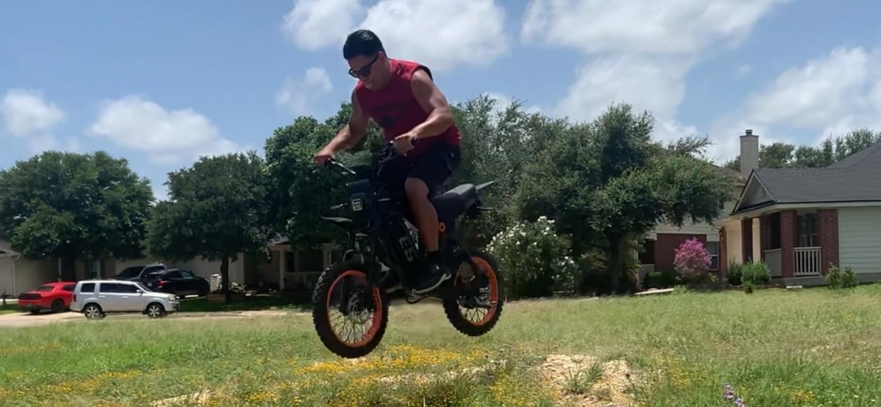 Electric Dirt Bike, 1500W Peak Electric Motorcycle with 48V 20AH Battery, Full Disc Brake and Suspensions, 50-Mile Range, 32 MPH, LCD Display & NFC Start, Off-Road E Dirt Bike for Teens Adults customer photo 1