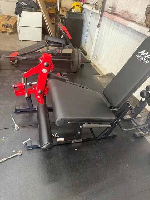 Mikolo Leg Extension and Curl Machine, Adjustable Leg Curl Machine for Home Gym, Seated Leg Extension and Lying Leg Curl Machine, Leg Workout Equipment with 1:1 Resistance System customer photo 2