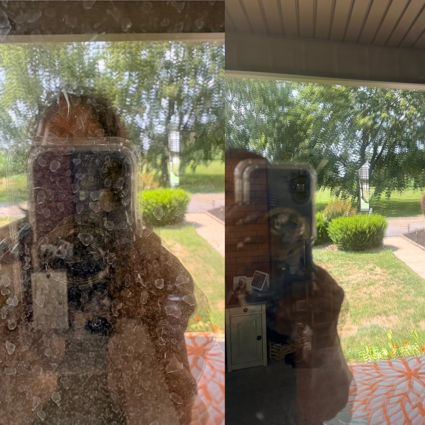 Window Cleaning Robot, 6500Pa Suction with Edge Detection | AI Smart Path Planning Dual Spray & UPS Anti-Drop with 10 Pads for Indoor/Outdoor High-Rise Windows customer photo 1